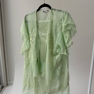 Vintage Light Green 3 Piece Sleep Set